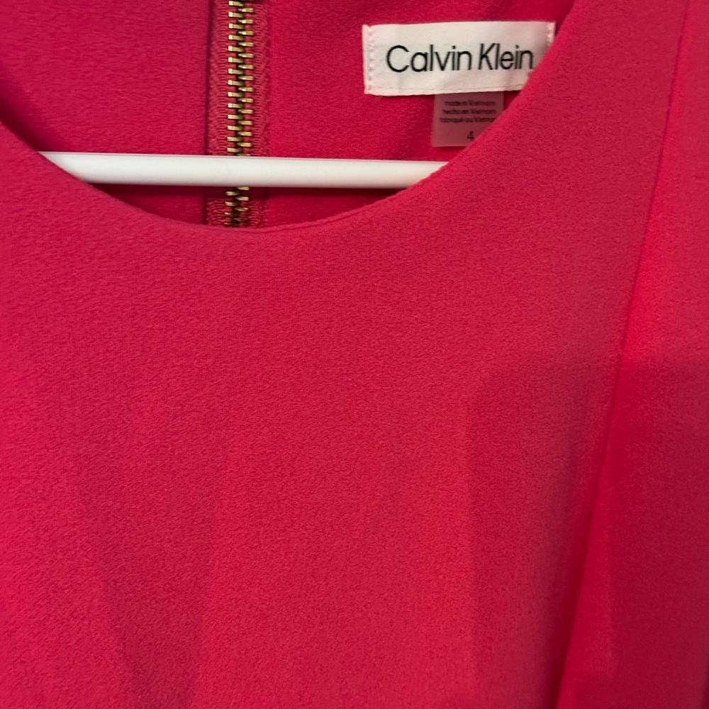 Calvin Klein Vibrant Pink Dress